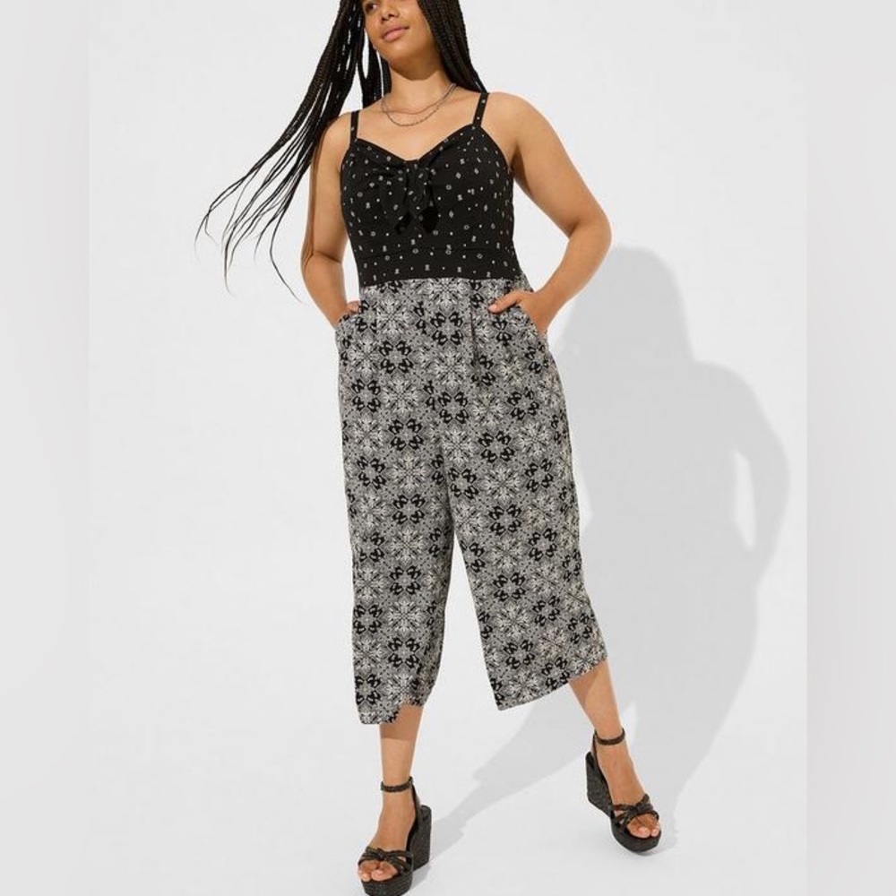 Torrid Challis Jumpsuit Romper